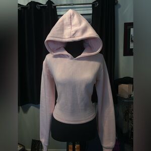Pink cropped hoodie #y2kfashion